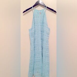 LOFT embroidered dress